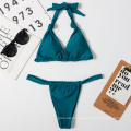 2021 Wholesale women Custom hot Luxury Bathing Suits Sexy Triangle Bikini Swimwear for Girls